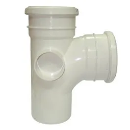 110mm 92.5 Branch White with Bosses Floplast