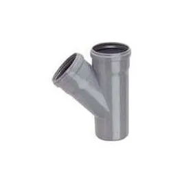 110mm 135 Branch Grey Double Socket Floplast