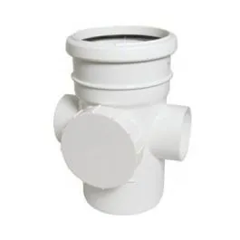 110mm Acess Pipe Single Socket White Floplast *