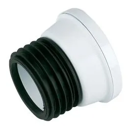 110mm Straight WC Connector Floplast
