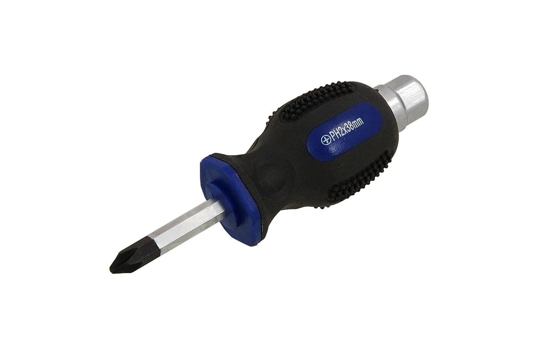 Stubby Phillips Cushion Grip Screwdriver - Ph2 X 38mm
