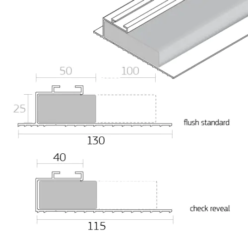 100mm Dacatie Cavity Closer 2.1M TF1100