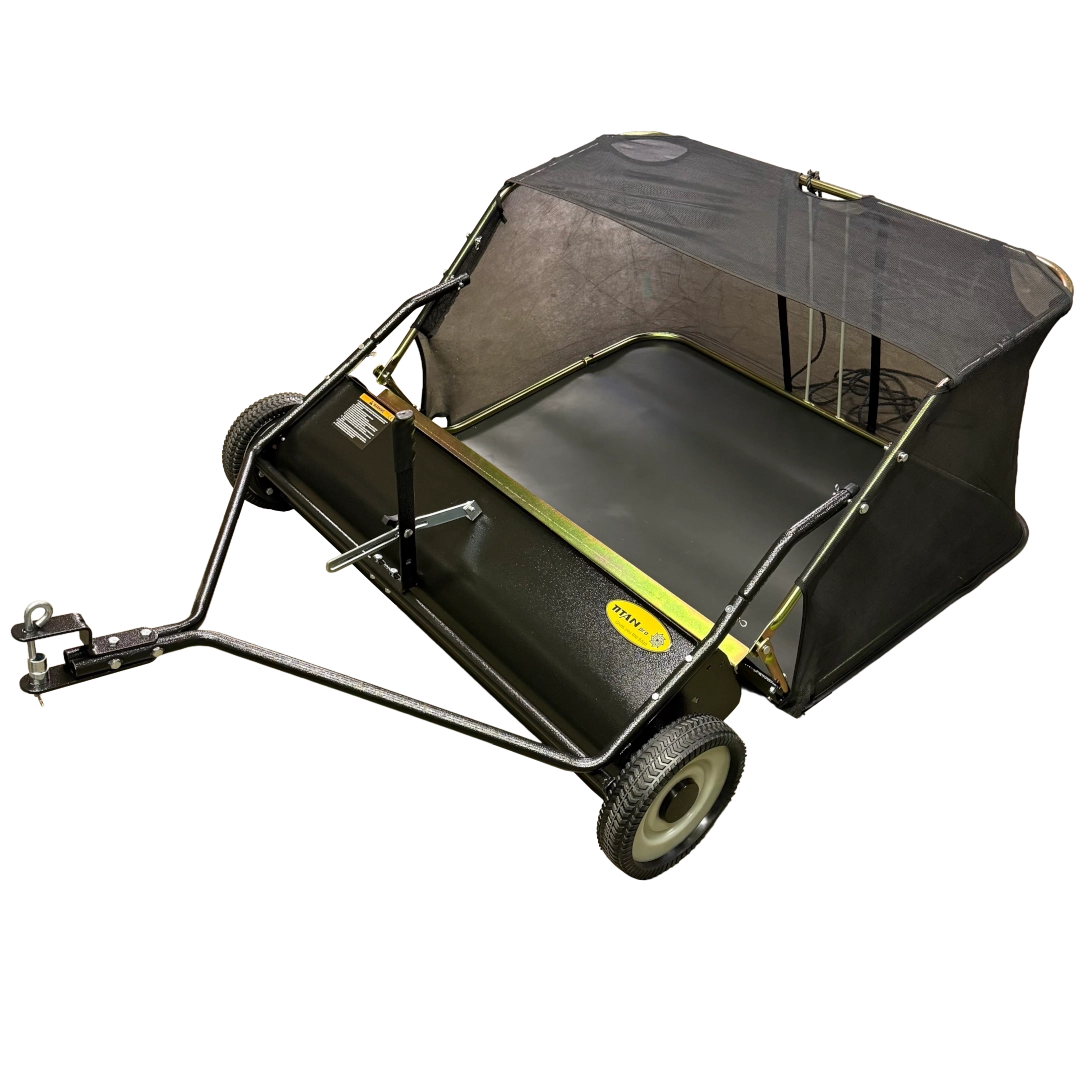 Titan Pro Towable Lawn Sweeper Grass Collector 42"/1066mm or 48"/1220mm Models