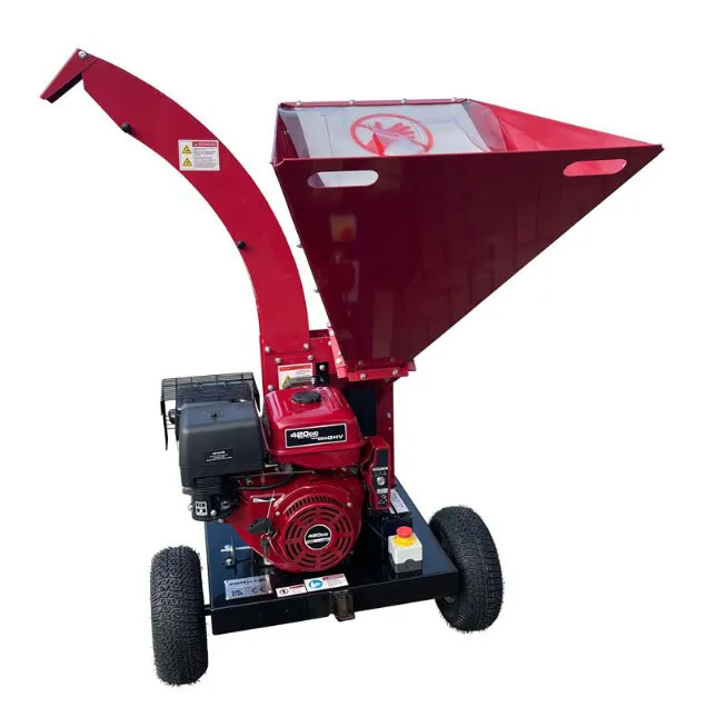 Titan Pro 15HP Petrol Wood Chipper 75mm Capacity - Conifer Leylandii
