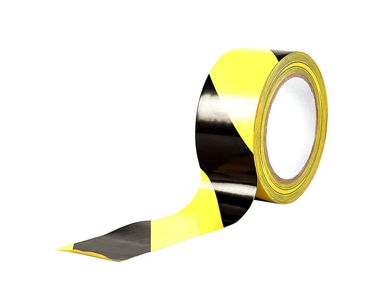 Self-Adhesive Hazard Tape, bk/yellow, 33m
