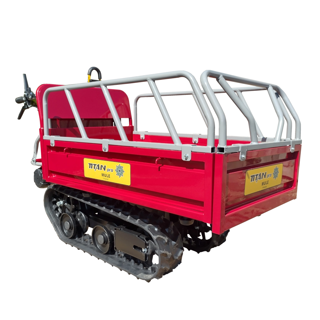 Titan Pro Electric Tracked Barrow Transporter Dumper 450KG Capacity