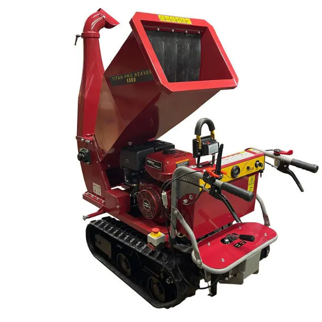 Titan Pro Tracked 15HP Petrol Wood Chipper 100mm Capacity