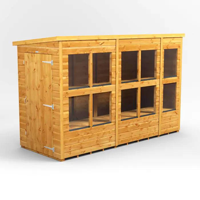 10x4 POWER Pent Potting Shed 104PPPS
