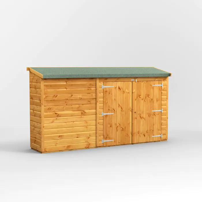 10x2 Power Pent Bike Shed 102PPB