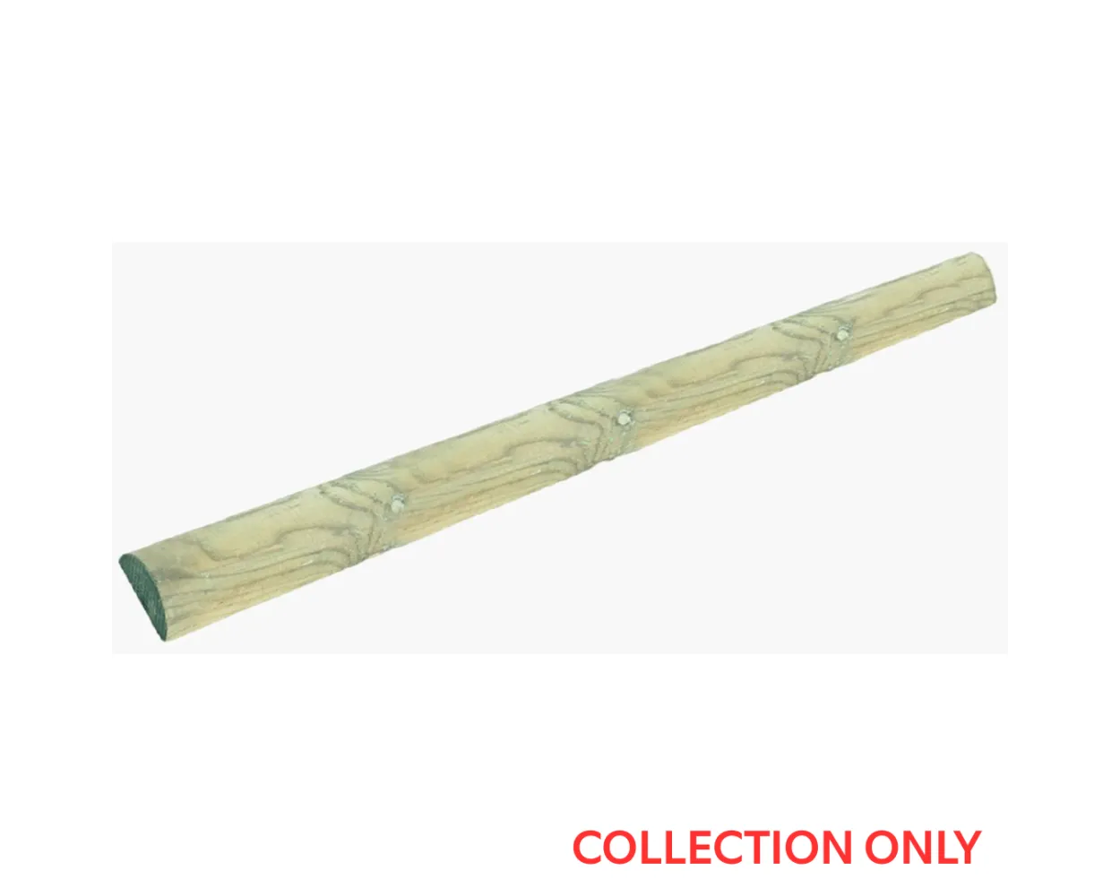 Half-Round Timber Rail, 85mm x 3.6m long