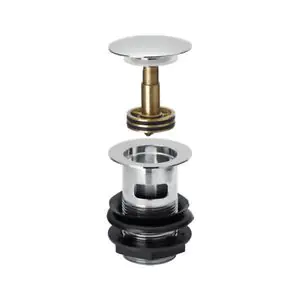 1.1/4In Slotted Easy Clean Pop Up Basin Waste WAS006