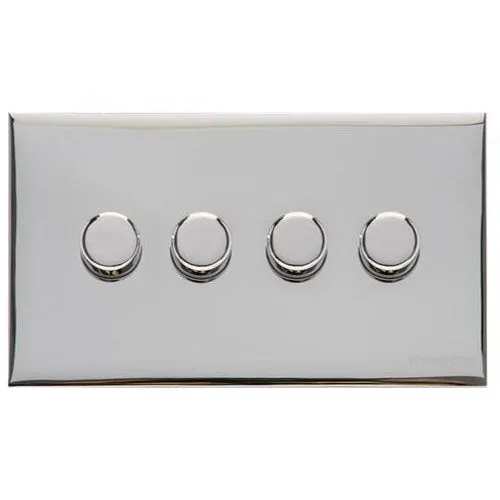 Winchester Range-Polished Chrome-4 Gang Dimmer (250 watts)