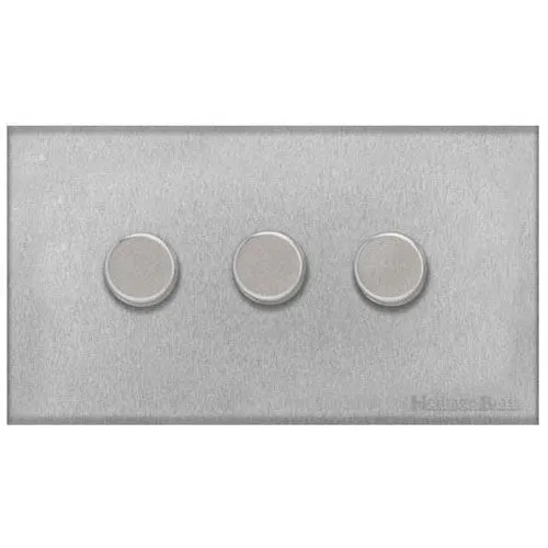 Winchester Range-Satin Chrome -3 Gang Dimmer (400 watts)