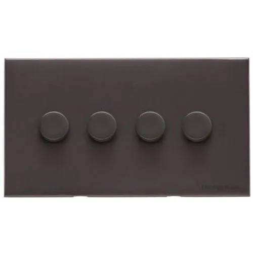Winchester Range-Matt Bronze-4 Gang Dimmer (400watts)