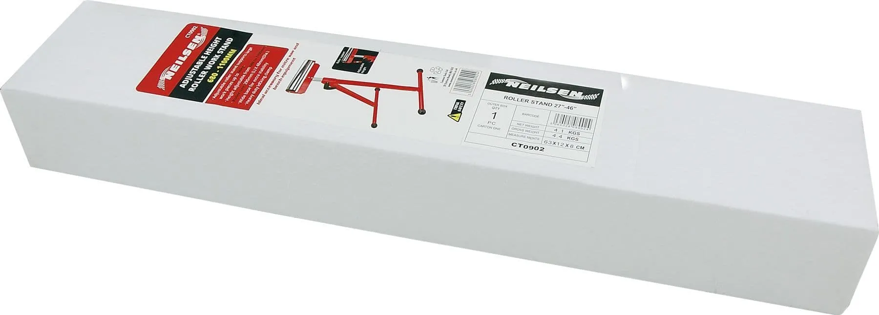 Woodworking Metal Roller Stand Wood Work Rest Adjustable Support - 680 To 1100mm