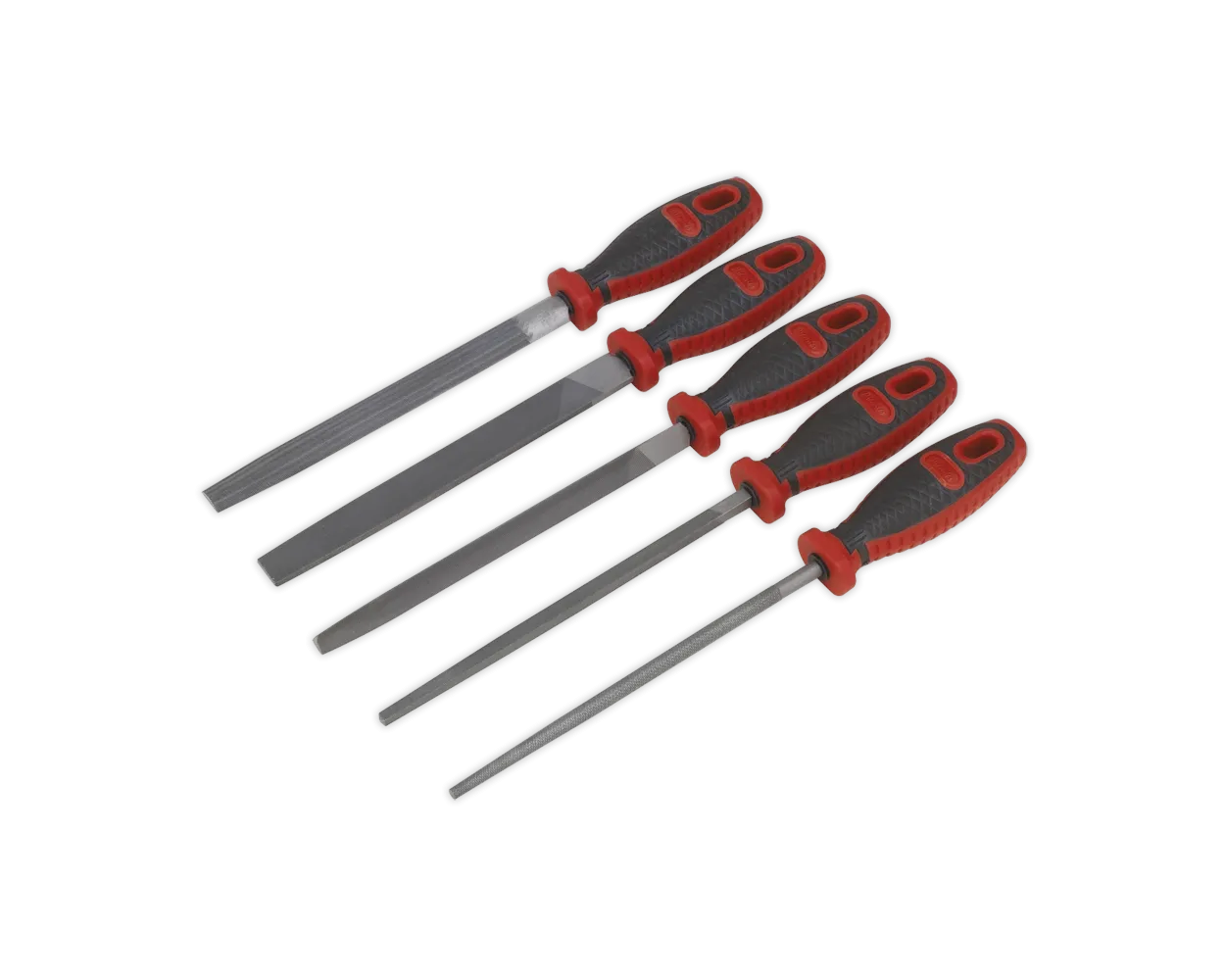 Sealey Engineer's File Set, 5 pc, 200mm