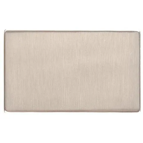 Studio Range-Satin Nickel-Double Blank Plate