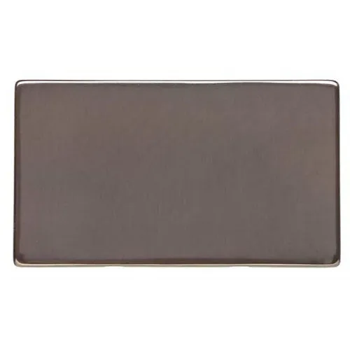 Studio Range-Polished Bronze -Double Blank Plate
