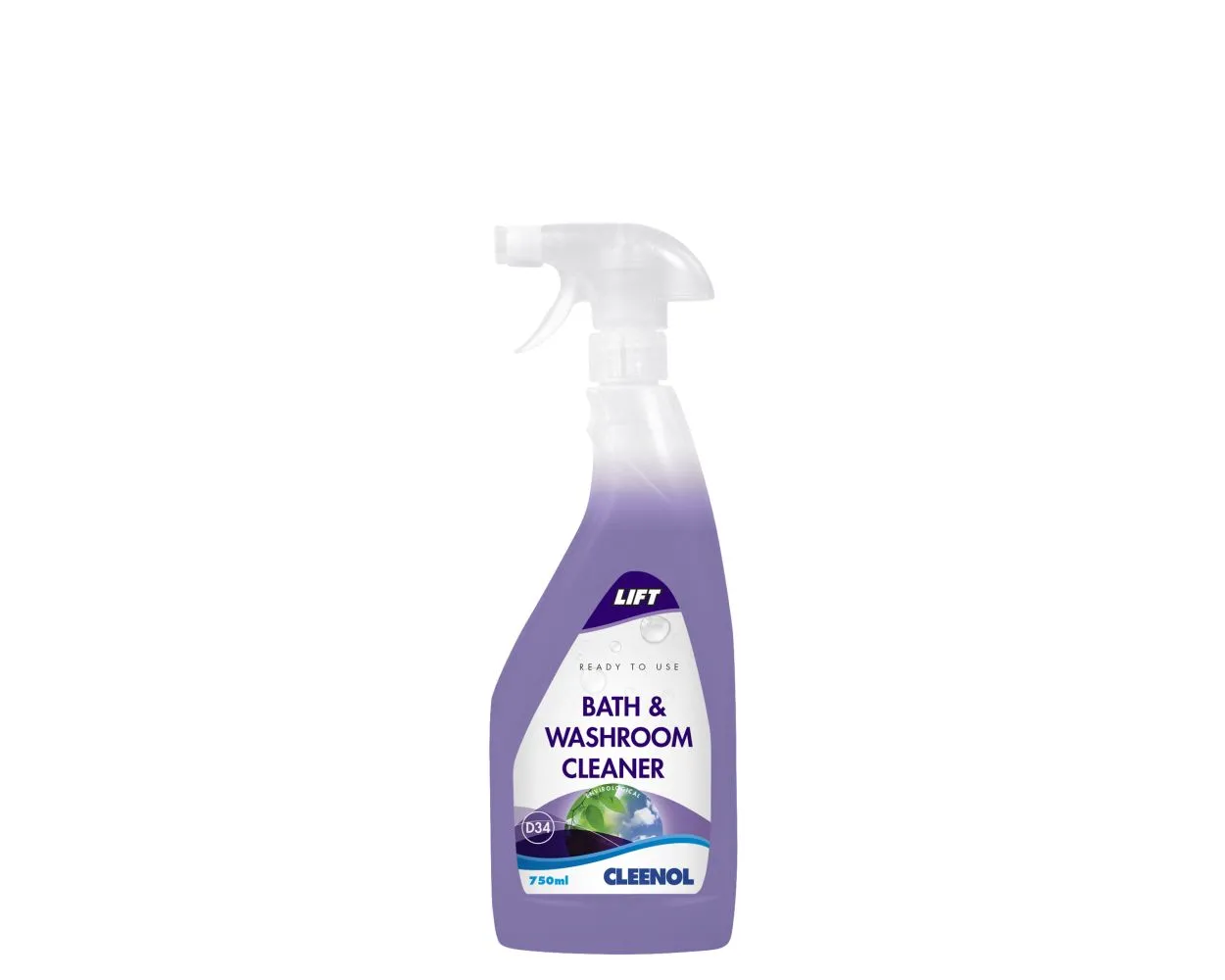 Lift Bath & Washroom Cleaner, 750ml trigger spray bottle
