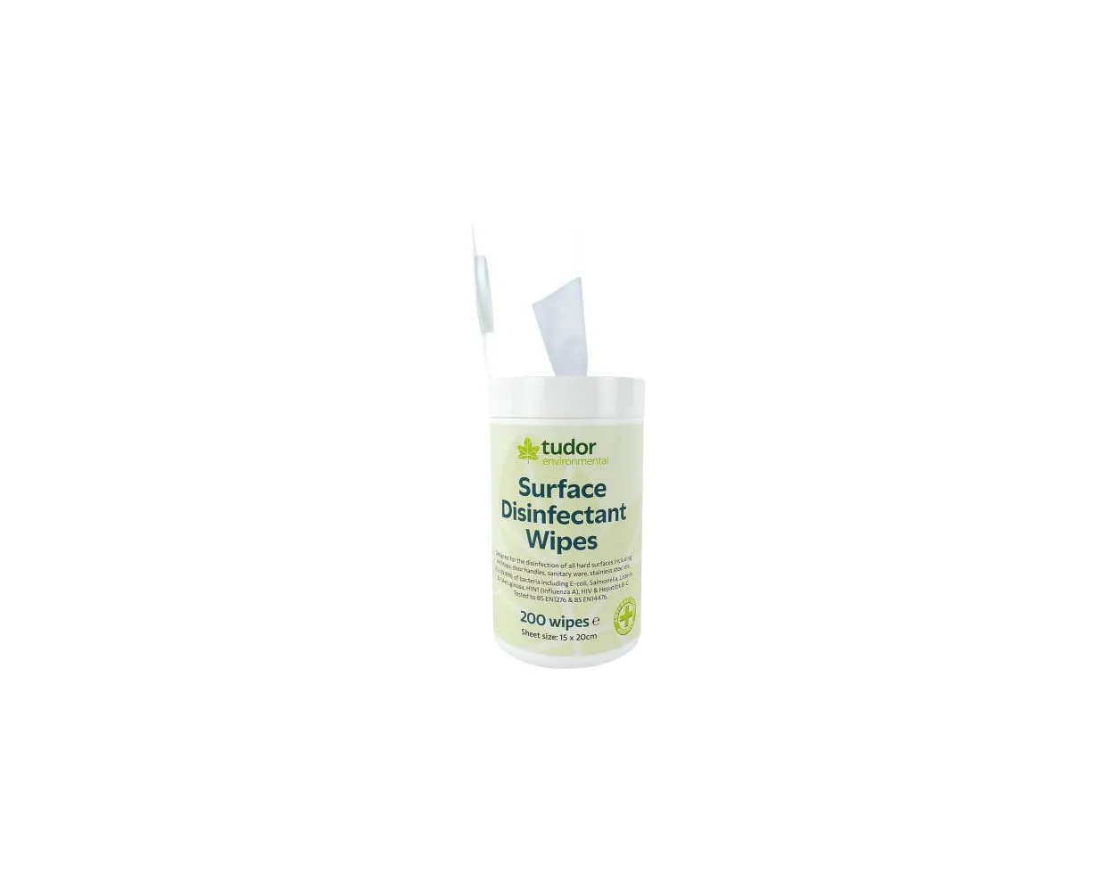 Tudor Surface Disinfectant Wipes, tub of 200 wipes