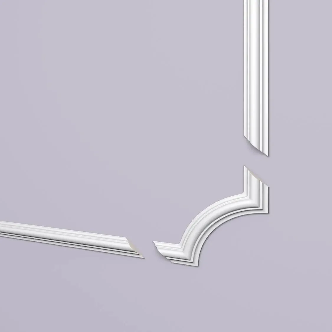 Z102 ARSTYL® NMC 2m Dado Rail - Panel Moulding Corners Set of 4