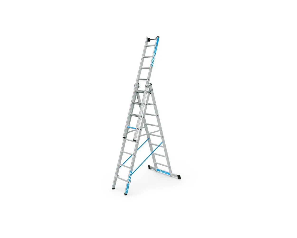 Zarges Skymaster 'Plus X'  3 Part Combination Ladder, 3 x 8 Rung