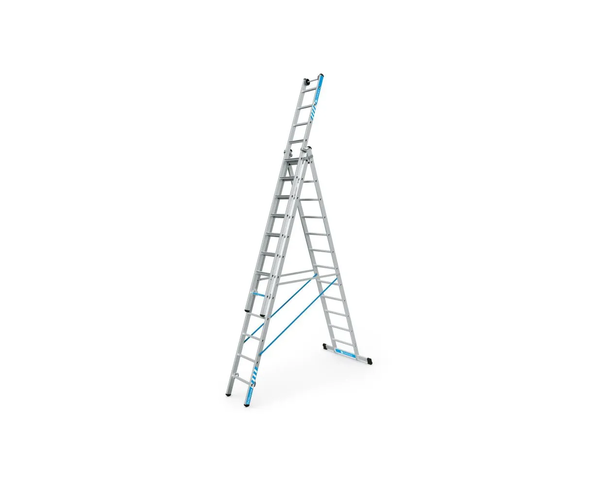 Zarges Skymaster 'Plus X' 3 Part Combination Ladder, 3 x 12 Rungs