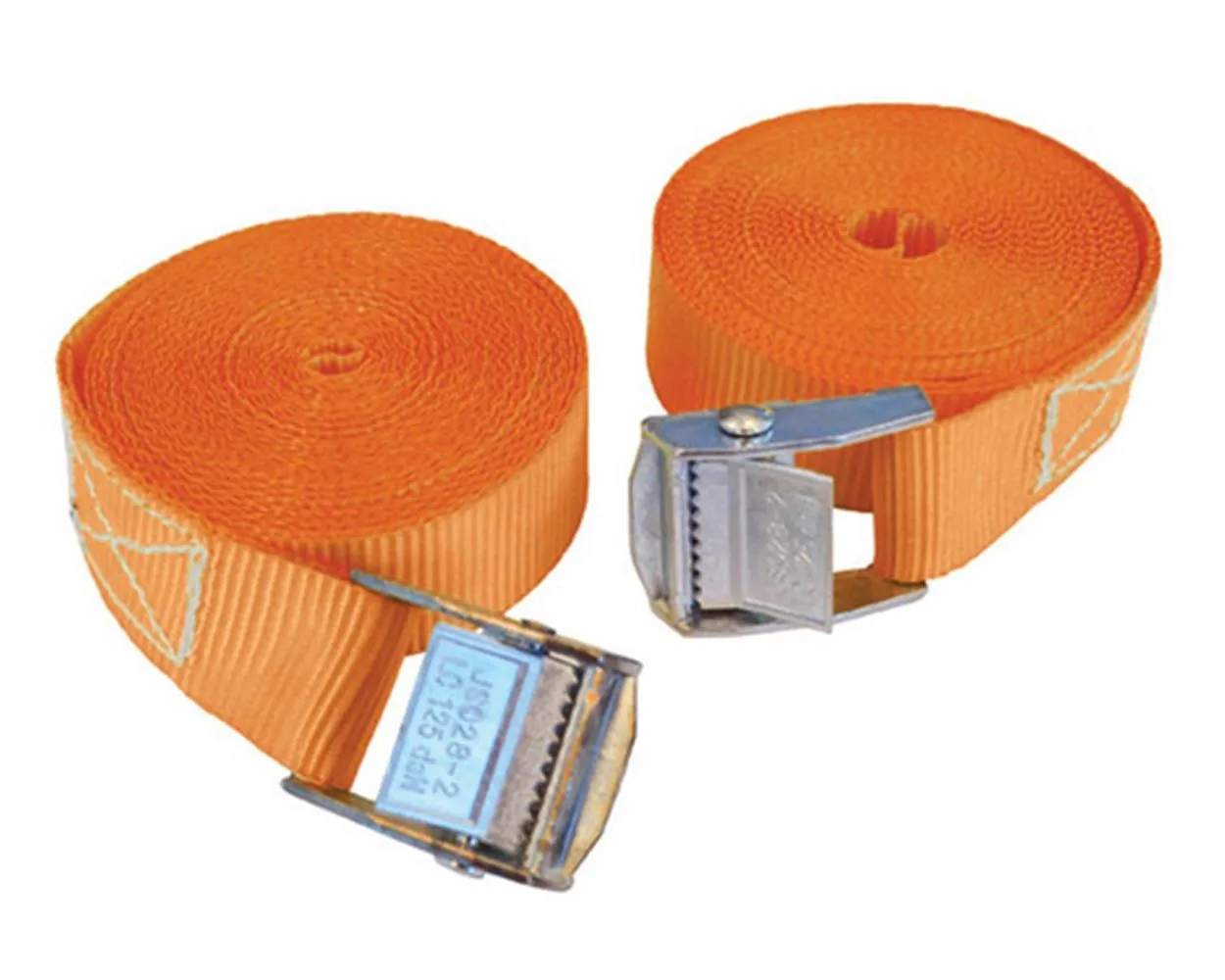 Cam Buckle Tie-Downs, 25mm wide x 5m long, Pack of 2