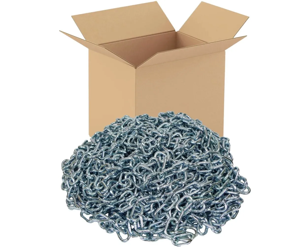 Zinc Plated Steel Chain, 25m roll