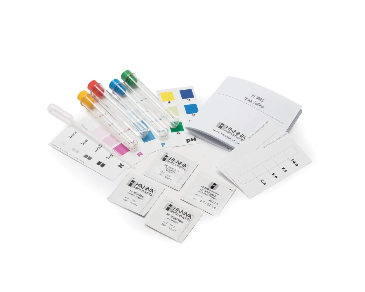 HI-3895 Soil Test Kit for PH, Nitrogen, Phosphorus and Potassium